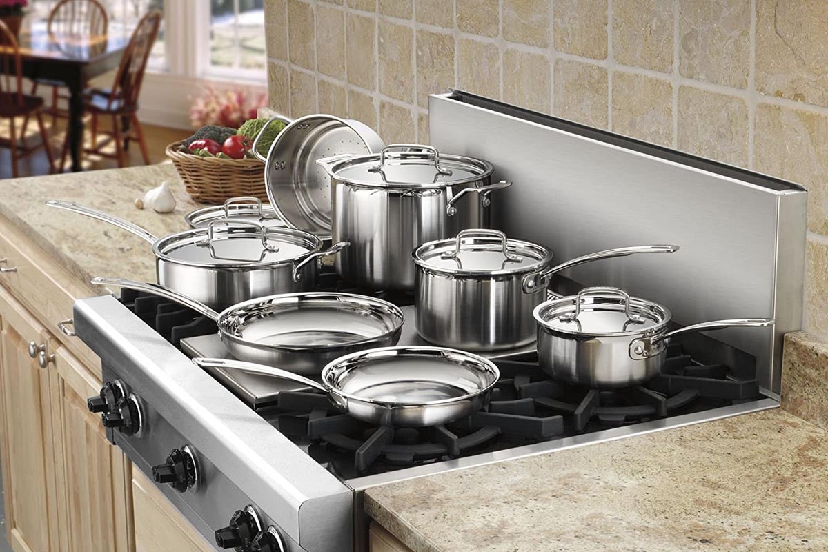 Misen | 2022 Best Stainless Cookware Set | 9 PC | Stainless-Steel